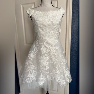 Adrianna Papell Ivory Dress